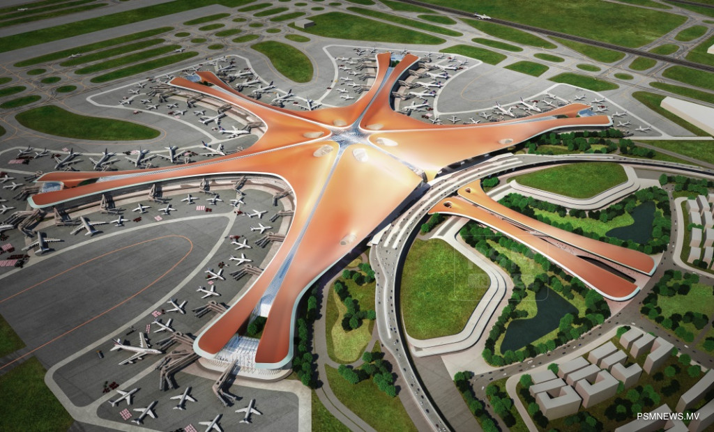 Resultado de imagem para novo aeroporto de beijing